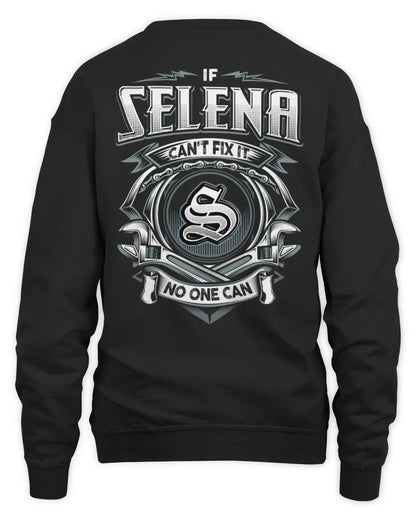 SELENA AP81-K4-626 - Personalized Ahmed Quote Apparel “If Ahmed Can't Fix It, No One Can” - Unisex Sweatshirt - Black