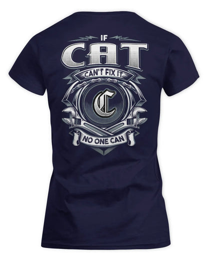 CAT AP81-K4-626 - Personalized Ahmed Quote Apparel “If Ahmed Can't Fix It, No One Can” - Women's Standard T-Shirt - Navy