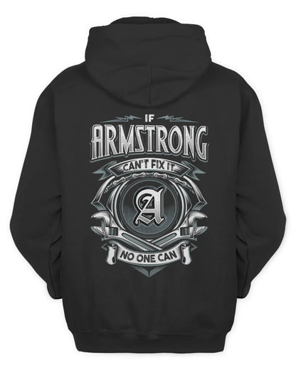 ARMSTRONG AP81-K4-626 - Personalized Ahmed Quote Apparel “If Ahmed Can't Fix It, No One Can” - Unisex Hoodie - Black
