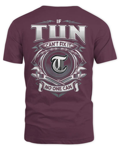 TUN AP81-K4-626 - Personalized Ahmed Quote Apparel “If Ahmed Can't Fix It, No One Can” - Unisex Standard T-Shirt - Maroon