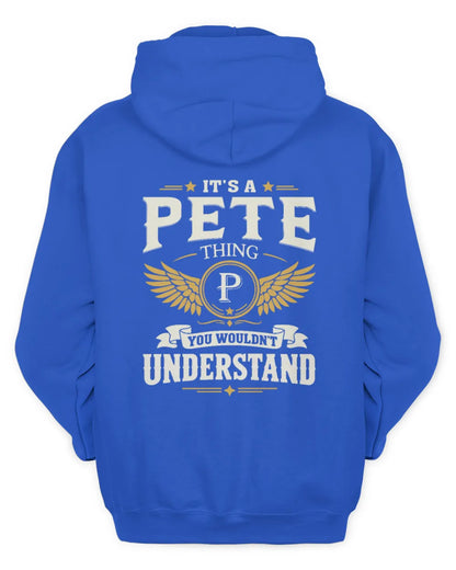 PETE KT06-M008 It’s a [NAME] Thing – You Wouldn’t Understand | Personalized Vintage T-Shirt - Unisex Hoodie - Royal