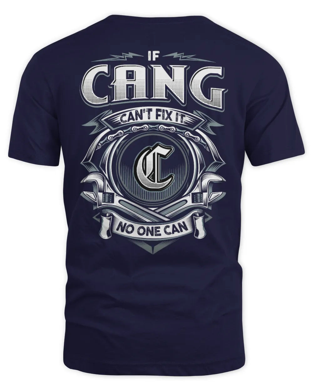 CANG AP81-K4-626 - Personalized Ahmed Quote Apparel “If Ahmed Can't Fix It, No One Can” - Unisex Standard T-Shirt - Navy