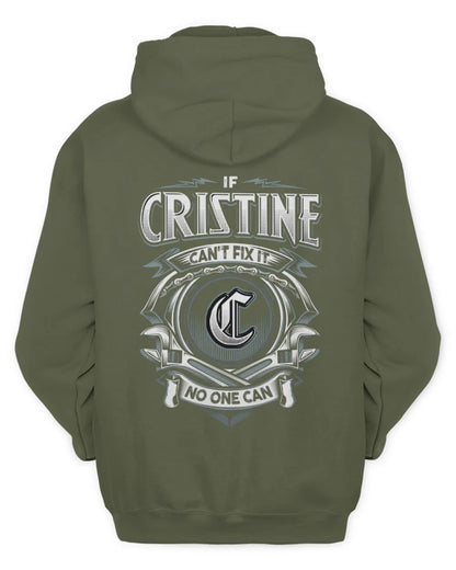 CRISTINE AP81-K4-626 - Personalized Ahmed Quote Apparel “If Ahmed Can't Fix It, No One Can” - Unisex Hoodie - Military Green