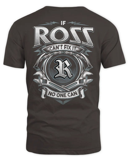 ROSS AP81-K4-626 - Personalized Ahmed Quote Apparel “If Ahmed Can't Fix It, No One Can” - Unisex Standard T-Shirt - Dark Chocolate