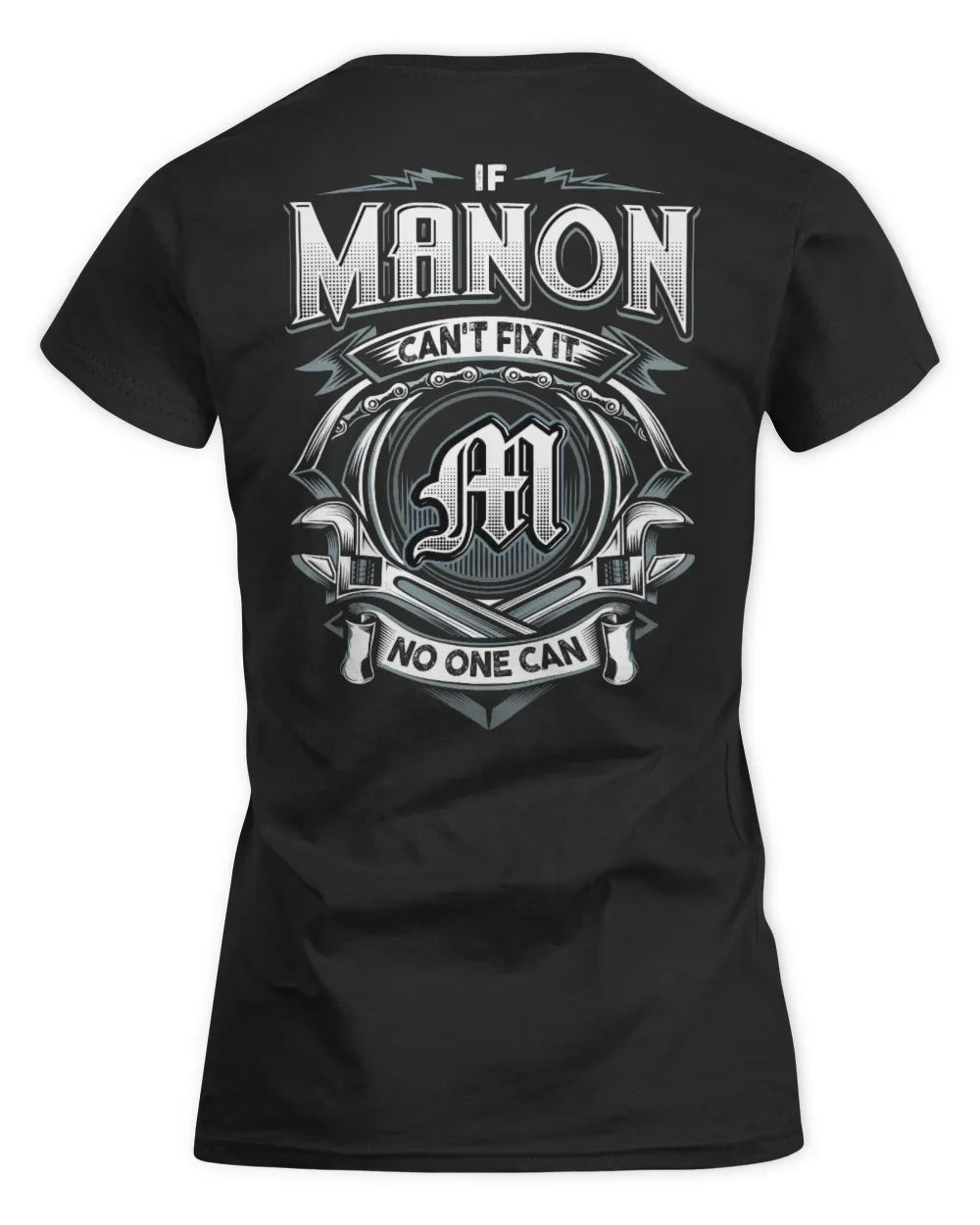 MANON AP81-K4-626 - Personalized Ahmed Quote Apparel “If Ahmed Can't Fix It, No One Can” - Women's Standard T-Shirt - Black