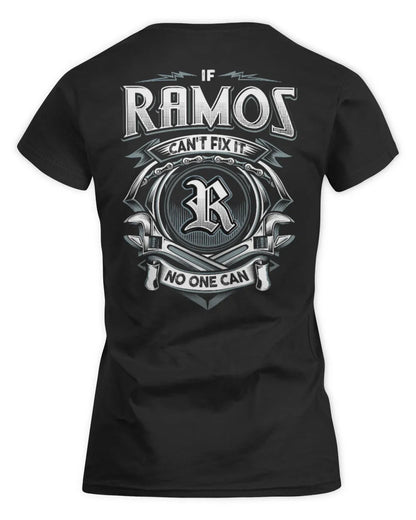 RAMOS AP81-K4-626 - Personalized Ahmed Quote Apparel “If Ahmed Can't Fix It, No One Can” - Women's Standard T-Shirt - Black
