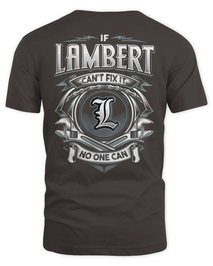 LAMBERT AP81-K4-626 - Personalized Ahmed Quote Apparel “If Ahmed Can't Fix It, No One Can” - Unisex Standard T-Shirt - Dark Chocolate