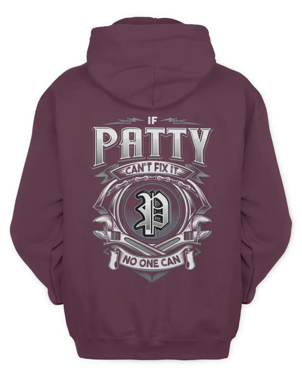 PATTY AP81-K4-626 - Personalized Ahmed Quote Apparel “If Ahmed Can't Fix It, No One Can” - Unisex Hoodie - Maroon