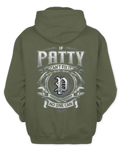 PATTY AP81-K4-626 - Personalized Ahmed Quote Apparel “If Ahmed Can't Fix It, No One Can” - Unisex Hoodie - Military Green