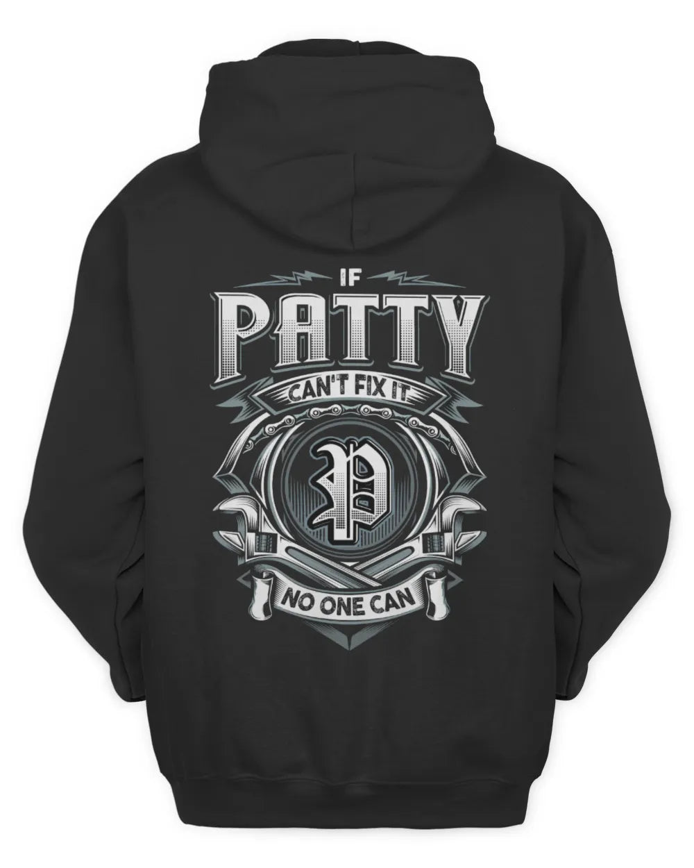 PATTY AP81-K4-626 - Personalized Ahmed Quote Apparel “If Ahmed Can't Fix It, No One Can” - Unisex Hoodie - Black