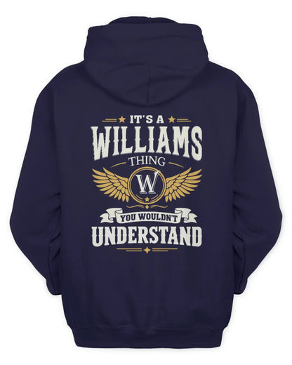 WILLIAMS KT06-M008 It’s a [NAME] Thing – You Wouldn’t Understand | Personalized Vintage T-Shirt - Unisex Hoodie - Navy