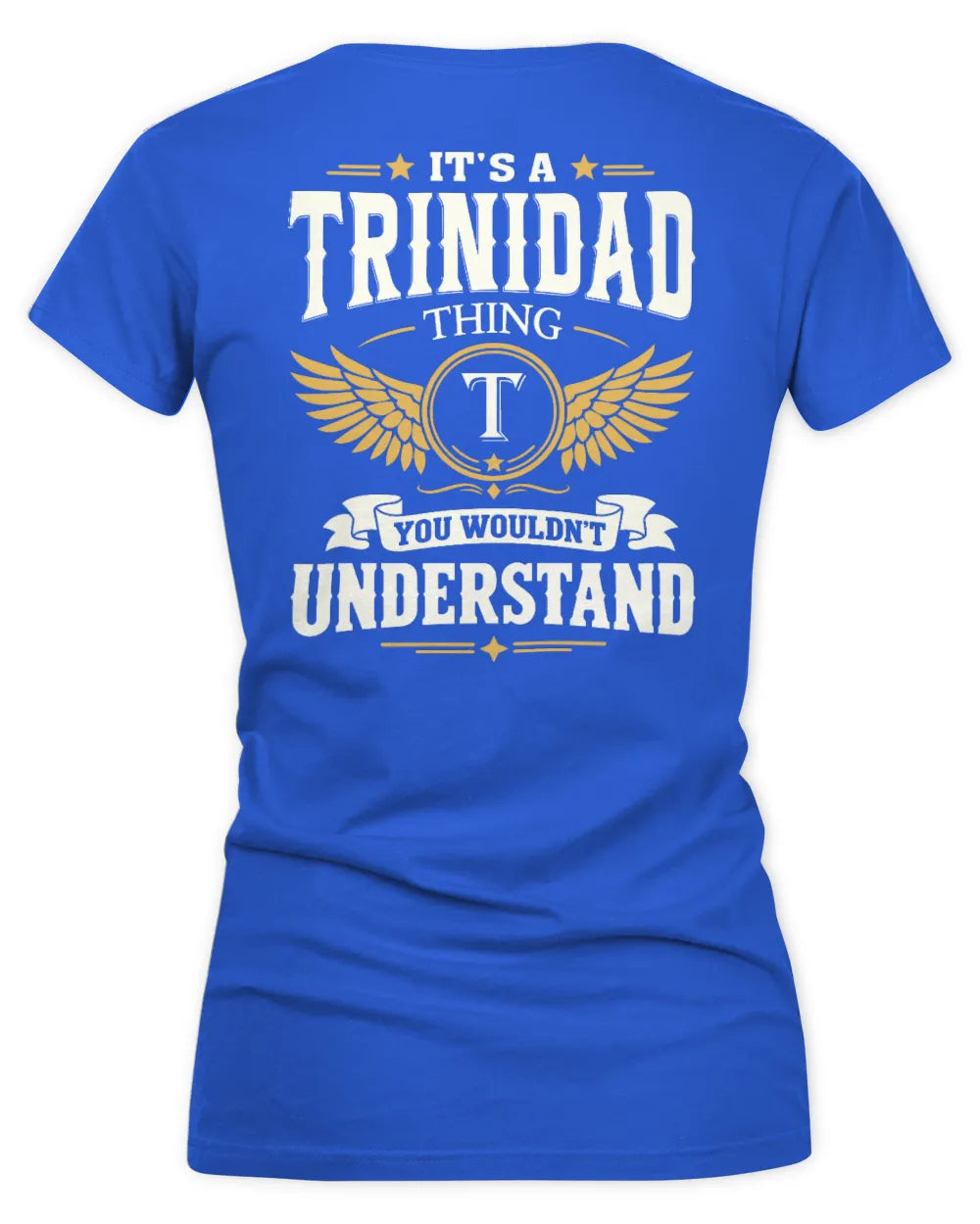 TRINIDAD KT06-M008 It’s a [NAME] Thing – You Wouldn’t Understand | Personalized Vintage T-Shirt - Women's V-Neck T-Shirt - Royal