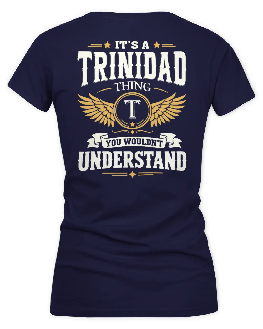 TRINIDAD KT06-M008 It’s a [NAME] Thing – You Wouldn’t Understand | Personalized Vintage T-Shirt - Women's V-Neck T-Shirt - Navy