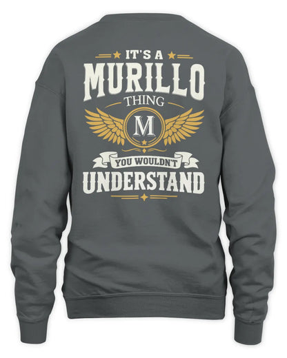 MURILLO KT06-M008 It’s a [NAME] Thing – You Wouldn’t Understand | Personalized Vintage T-Shirt - Unisex Sweatshirt - Charcoal