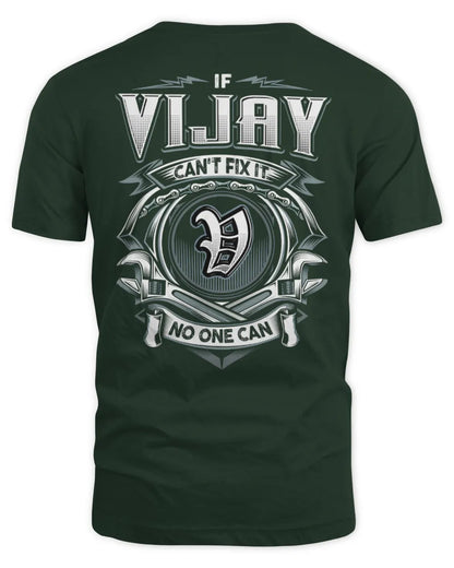 VIJAY AP81-K4-626 - Personalized Ahmed Quote Apparel “If Ahmed Can't Fix It, No One Can” - Unisex Standard T-Shirt - Forest Green