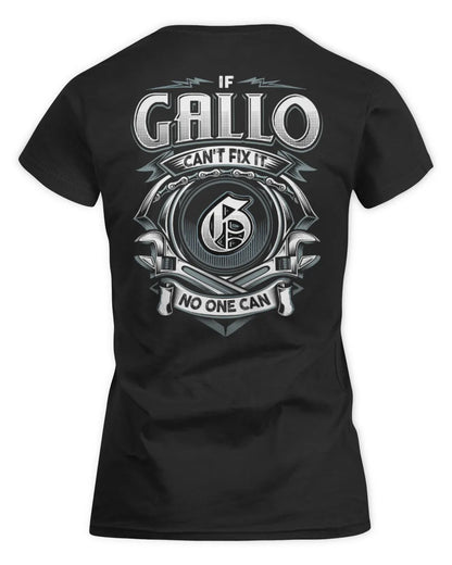 GALLO AP81-K4-626 - Personalized Ahmed Quote Apparel “If Ahmed Can't Fix It, No One Can” - Women's Standard T-Shirt - Black