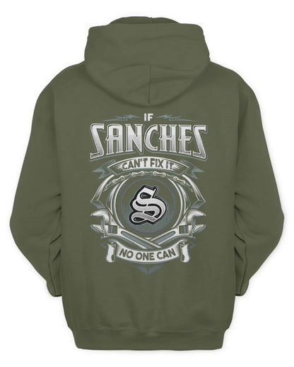 SANCHES AP81-K4-626 - Personalized Ahmed Quote Apparel “If Ahmed Can't Fix It, No One Can” - Unisex Hoodie - Military Green