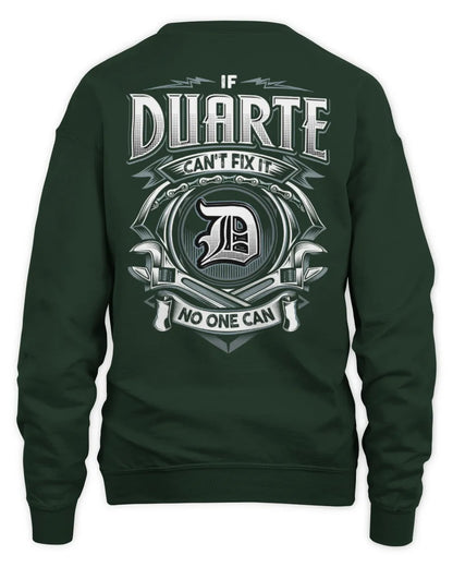 DUARTE AP81-K4-626 - Personalized Ahmed Quote Apparel “If Ahmed Can't Fix It, No One Can” - Unisex Sweatshirt - Forest Green