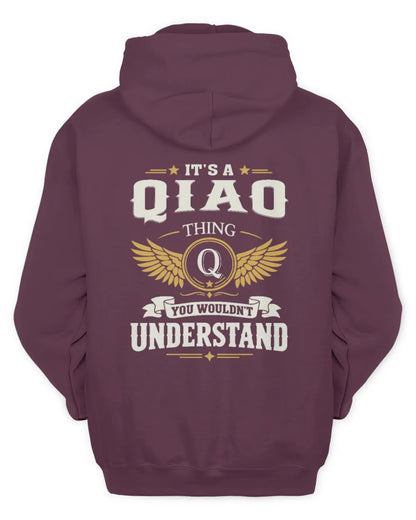 QIAO KT06-M008 It’s a [NAME] Thing – You Wouldn’t Understand | Personalized Vintage T-Shirt - Unisex Hoodie - Maroon