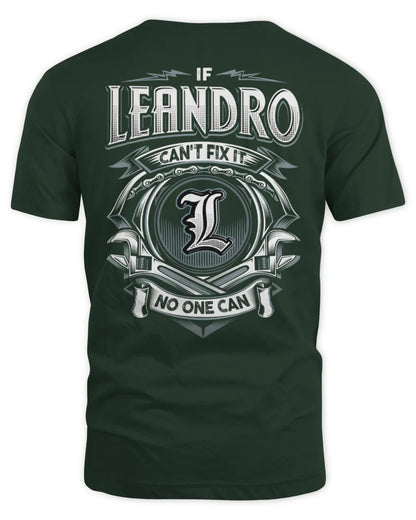 LEANDRO AP81-K4-626 - Personalized Ahmed Quote Apparel “If Ahmed Can't Fix It, No One Can” - Unisex Standard T-Shirt - Forest Green