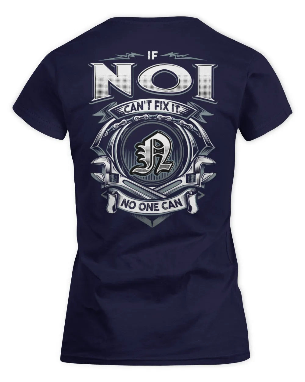 NOI AP81-K4-626 - Personalized Ahmed Quote Apparel “If Ahmed Can't Fix It, No One Can” - Women's Standard T-Shirt - Navy