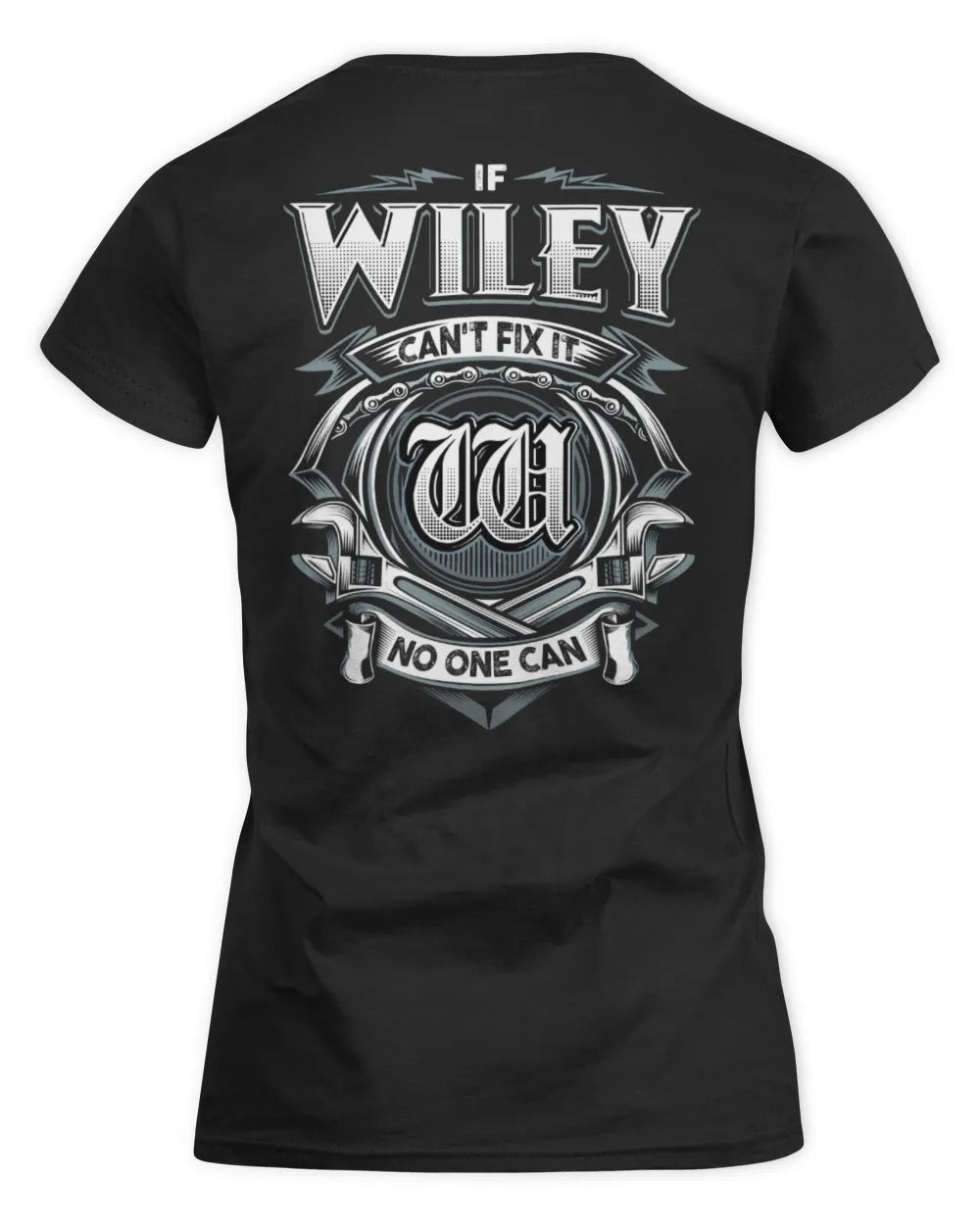 WILEY AP81-K4-626 - Personalized Ahmed Quote Apparel “If Ahmed Can't Fix It, No One Can” - Women's Standard T-Shirt - Black