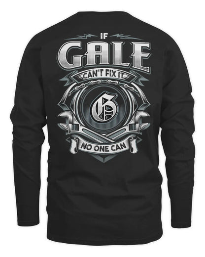 GALE AP81-K4-626 - Personalized Ahmed Quote Apparel “If Ahmed Can't Fix It, No One Can” - Men's Long Sleeved T-Shirt - Black