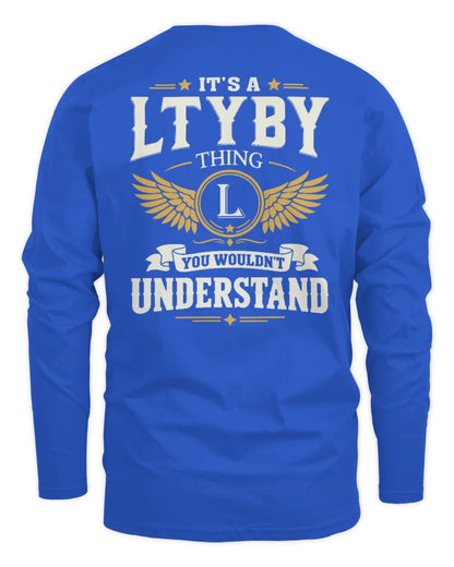 LTYBY KT06-M008 It’s a [NAME] Thing – You Wouldn’t Understand | Personalized Vintage T-Shirt - Men's Long Sleeved T-Shirt - Royal