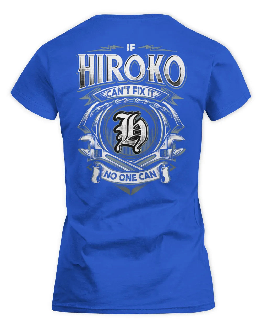HIROKO AP81-K4-626 - Personalized Ahmed Quote Apparel “If Ahmed Can't Fix It, No One Can” - Women's Standard T-Shirt - Royal