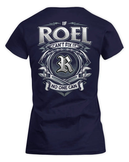 ROEL AP81-K4-626 - Personalized Ahmed Quote Apparel “If Ahmed Can't Fix It, No One Can” - Women's Standard T-Shirt - Navy