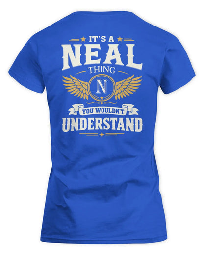 NEAL KT06-M008 It’s a [NAME] Thing – You Wouldn’t Understand | Personalized Vintage T-Shirt - Women's Standard T-Shirt - Royal