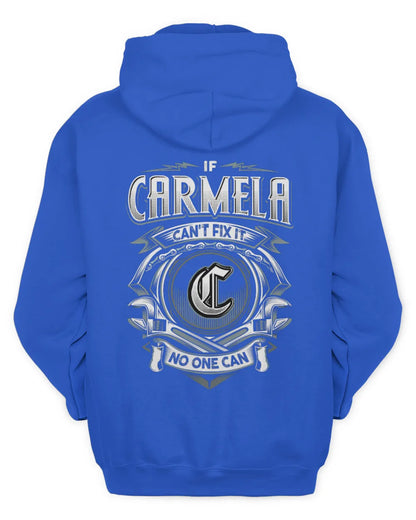 CARMELA AP81-K4-626 - Personalized Ahmed Quote Apparel “If Ahmed Can't Fix It, No One Can” - Unisex Hoodie - Royal