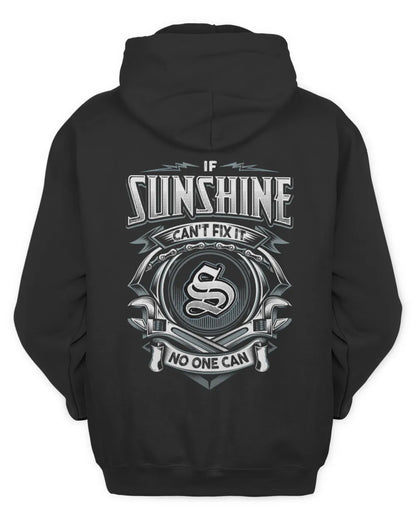 SUNSHINE AP81-K4-626 - Personalized Ahmed Quote Apparel “If Ahmed Can't Fix It, No One Can” - Unisex Hoodie - Black