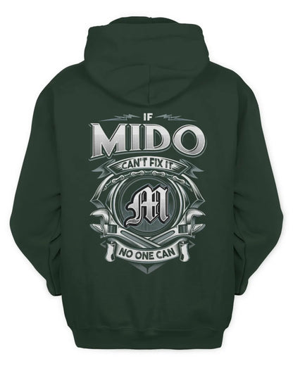 MIDO AP81-K4-626 - Personalized Ahmed Quote Apparel “If Ahmed Can't Fix It, No One Can” - Unisex Hoodie - Forest Green