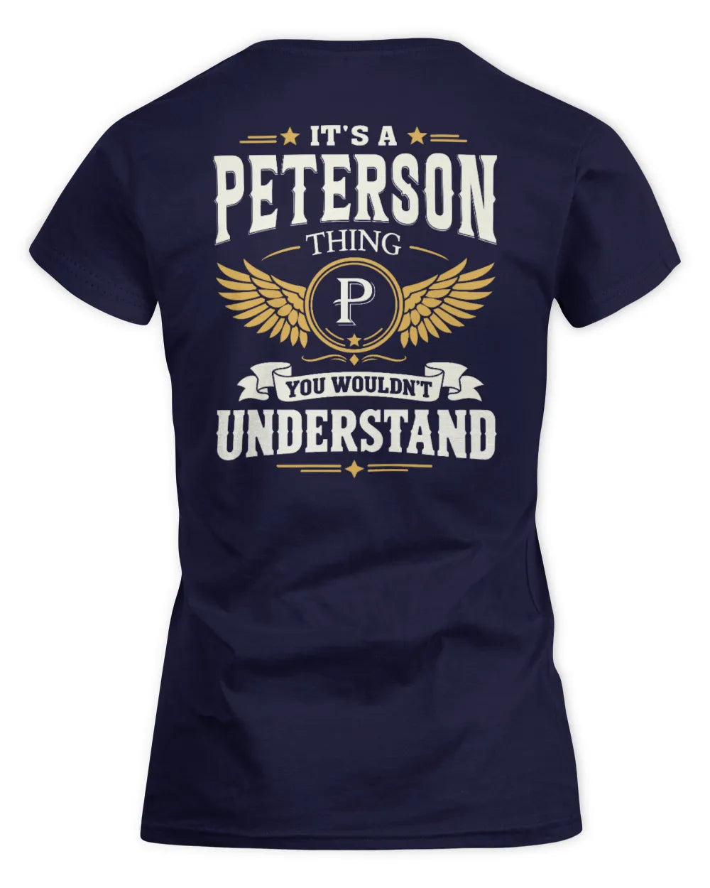 PETERSON KT06-M008 It’s a [NAME] Thing – You Wouldn’t Understand | Personalized Vintage T-Shirt - Women's Standard T-Shirt - Navy