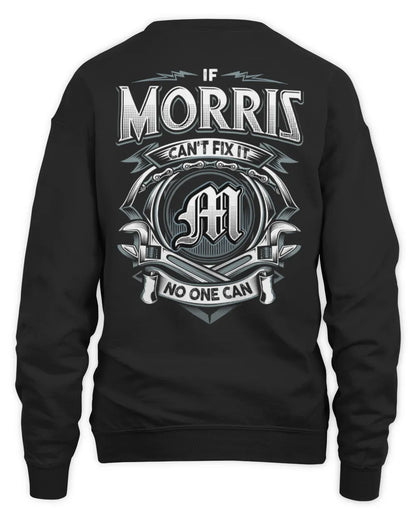 MORRIS AP81-K4-626 - Personalized Ahmed Quote Apparel “If Ahmed Can't Fix It, No One Can” - Unisex Sweatshirt - Black