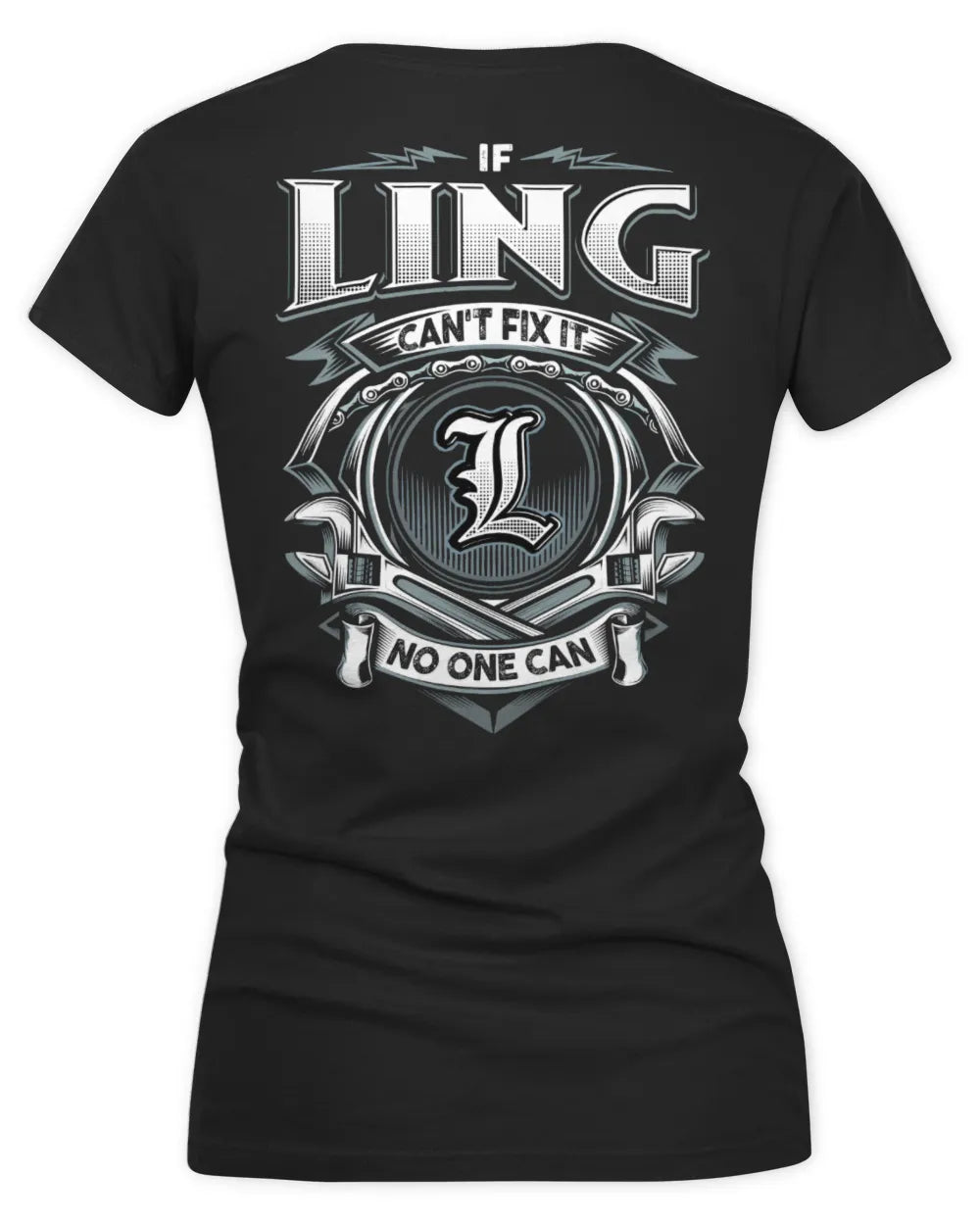 LING AP81-K4-626 - Personalized Ahmed Quote Apparel “If Ahmed Can't Fix It, No One Can” - Women's V-Neck T-Shirt - Black