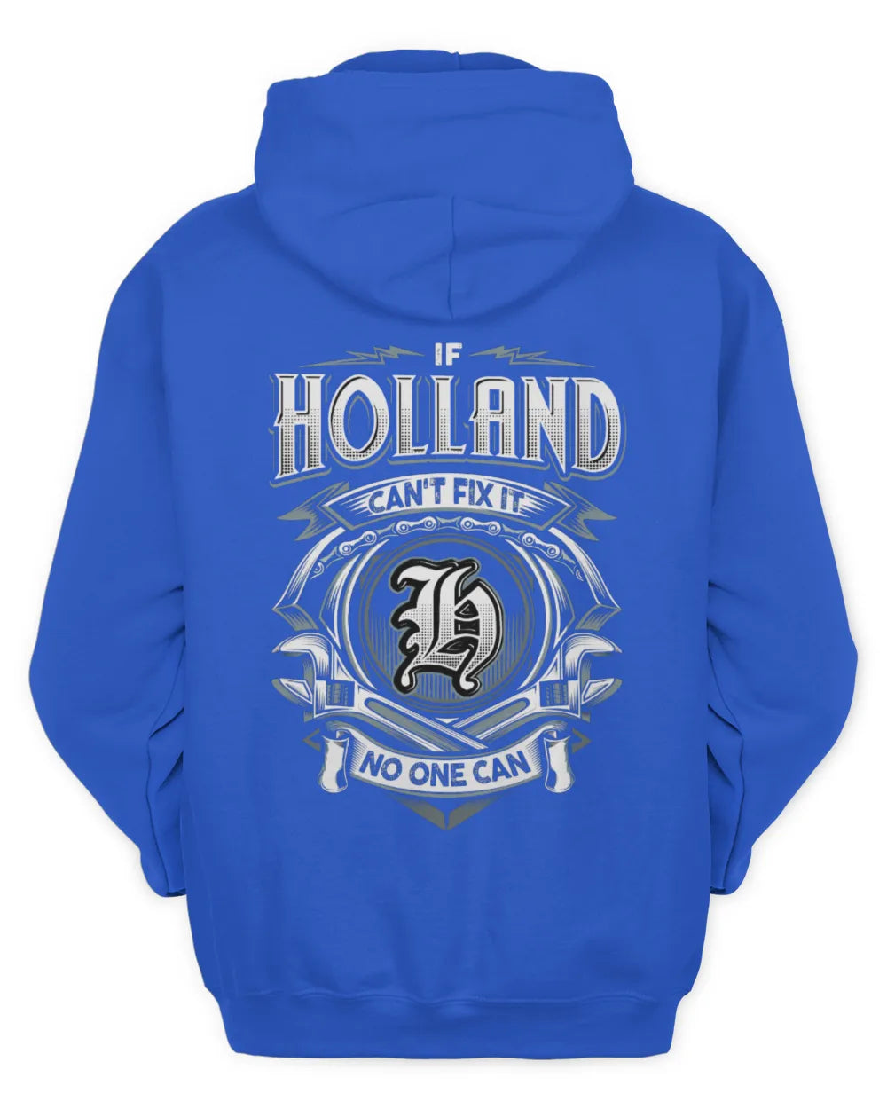 HOLLAND AP81-K4-626 - Personalized Ahmed Quote Apparel “If Ahmed Can't Fix It, No One Can” - Unisex Hoodie - Royal