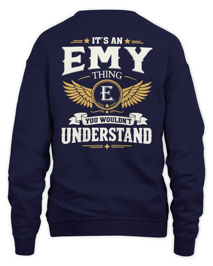 EMY KT06-M008 It’s a [NAME] Thing – You Wouldn’t Understand | Personalized Vintage T-Shirt - Unisex Sweatshirt - Navy
