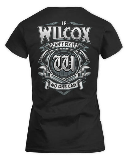 WILCOX AP81-K4-626 - Personalized Ahmed Quote Apparel “If Ahmed Can't Fix It, No One Can” - Women's Standard T-Shirt - Black