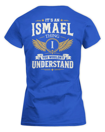 ISMAEL KT06-M008 It’s a [NAME] Thing – You Wouldn’t Understand | Personalized Vintage T-Shirt - Women's Standard T-Shirt - Royal