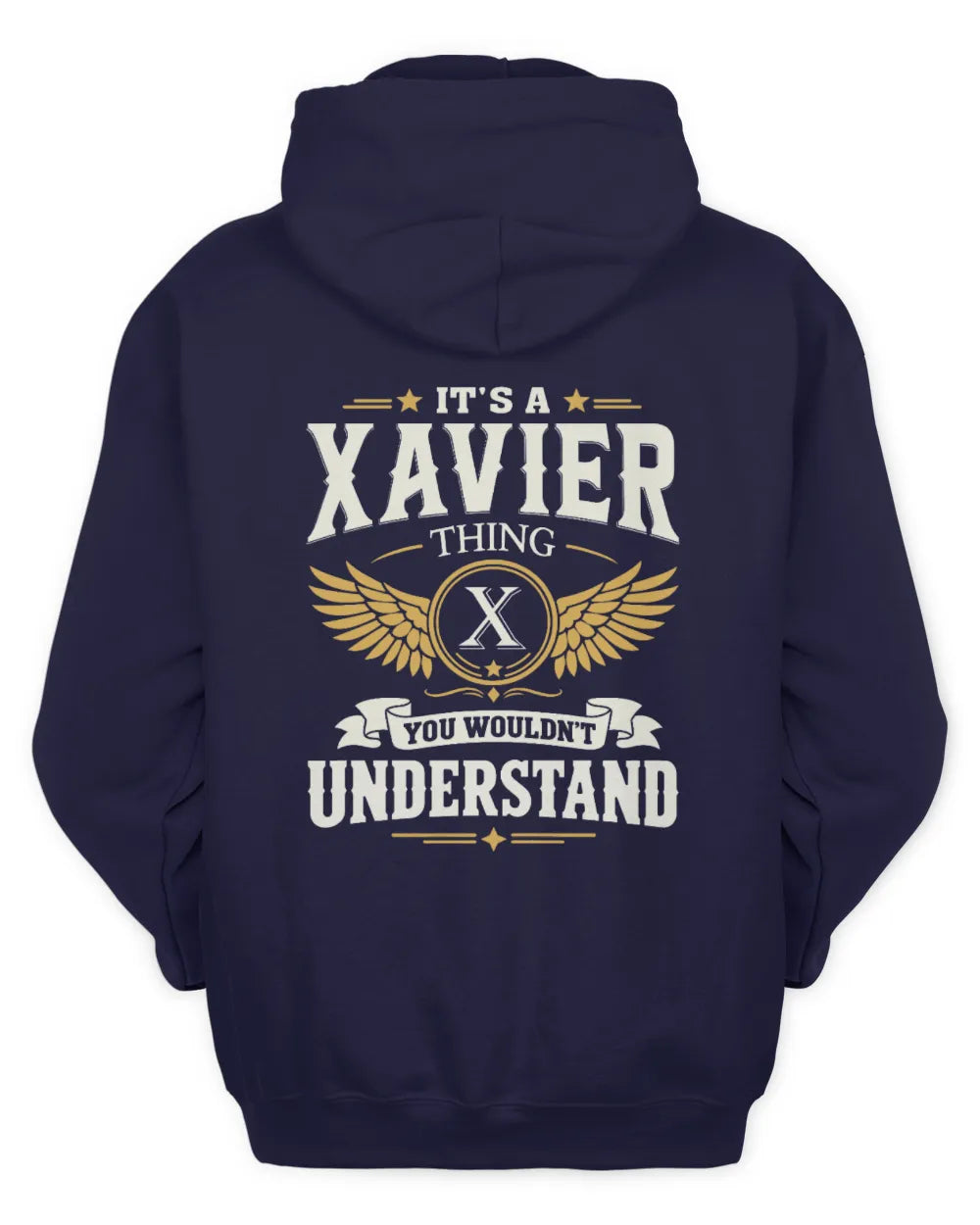 XAVIER KT06-M008 It’s a [NAME] Thing – You Wouldn’t Understand | Personalized Vintage T-Shirt - Unisex Hoodie - Navy
