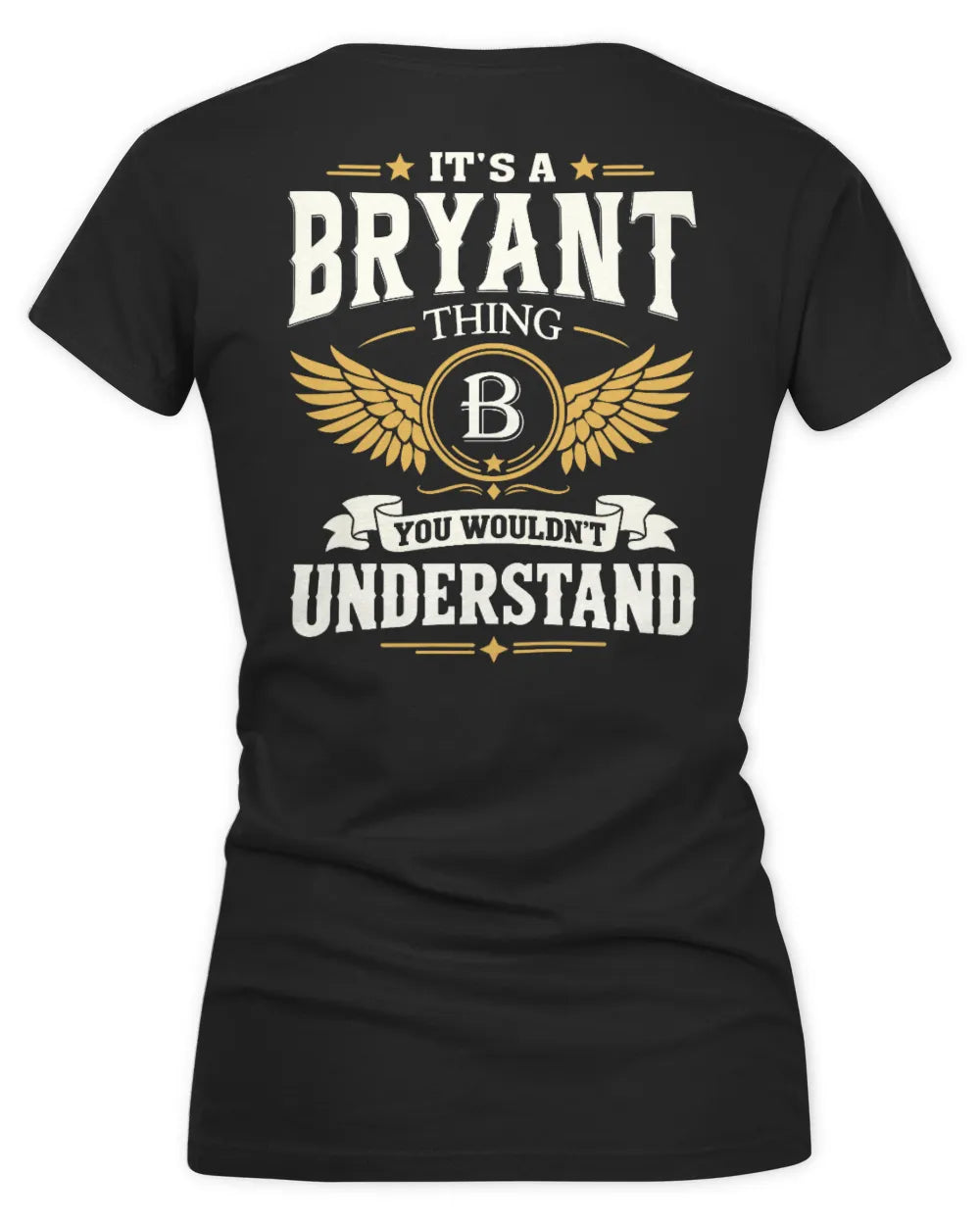 BRYANT KT06-M008 It’s a [NAME] Thing – You Wouldn’t Understand | Personalized Vintage T-Shirt - Women's V-Neck T-Shirt - Black
