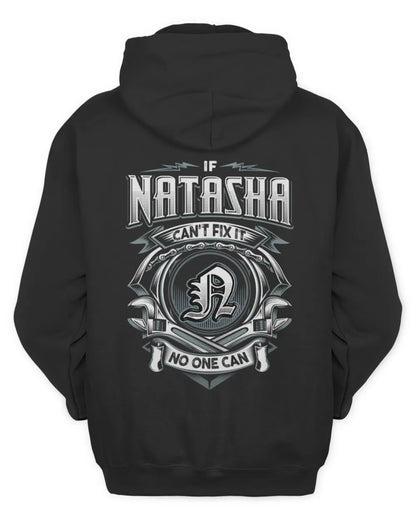 NATASHA AP81-K4-626 - Personalized Ahmed Quote Apparel “If Ahmed Can't Fix It, No One Can” - Unisex Hoodie - Black