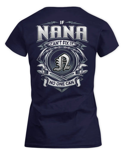 NANA AP81-K4-626 - Personalized Ahmed Quote Apparel “If Ahmed Can't Fix It, No One Can” - Women's Standard T-Shirt - Navy