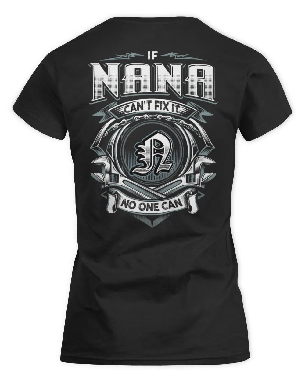 NANA AP81-K4-626 - Personalized Ahmed Quote Apparel “If Ahmed Can't Fix It, No One Can” - Women's Standard T-Shirt - Black