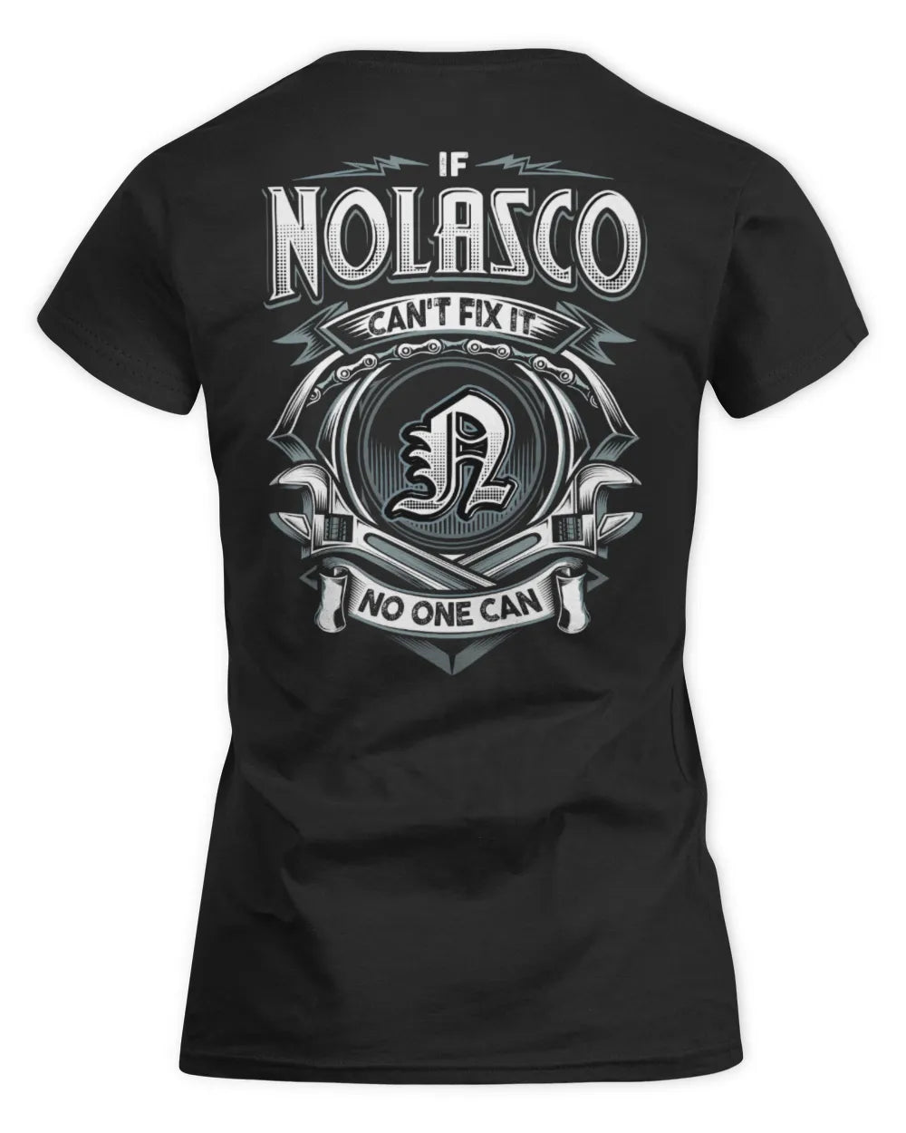 NOLASCO AP81-K4-626 - Personalized Ahmed Quote Apparel “If Ahmed Can't Fix It, No One Can” - Women's Standard T-Shirt - Black