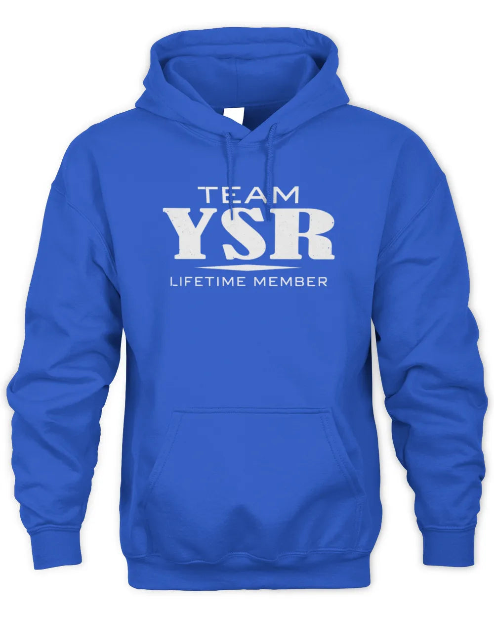 YSR BL62-K4-128 - Personalized “Team NAME Lifetime Member” - Unisex Hoodie - Royal