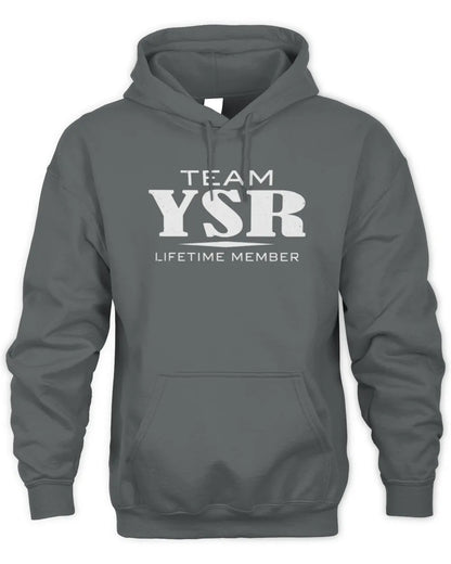 YSR BL62-K4-128 - Personalized “Team NAME Lifetime Member” - Unisex Hoodie - Charcoal