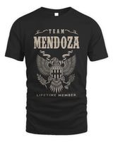 MENDOZA TP06-K82 – Personalized Classic Style Apparel “Team NAME Lifetime Member” - Unisex Standard T-Shirt - Black